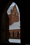 Klosterruine Chorin an einem der seltenen Schneetage im Januar 2012