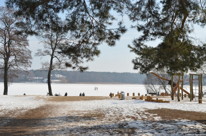 Der Zeuthener See im Februar 2012