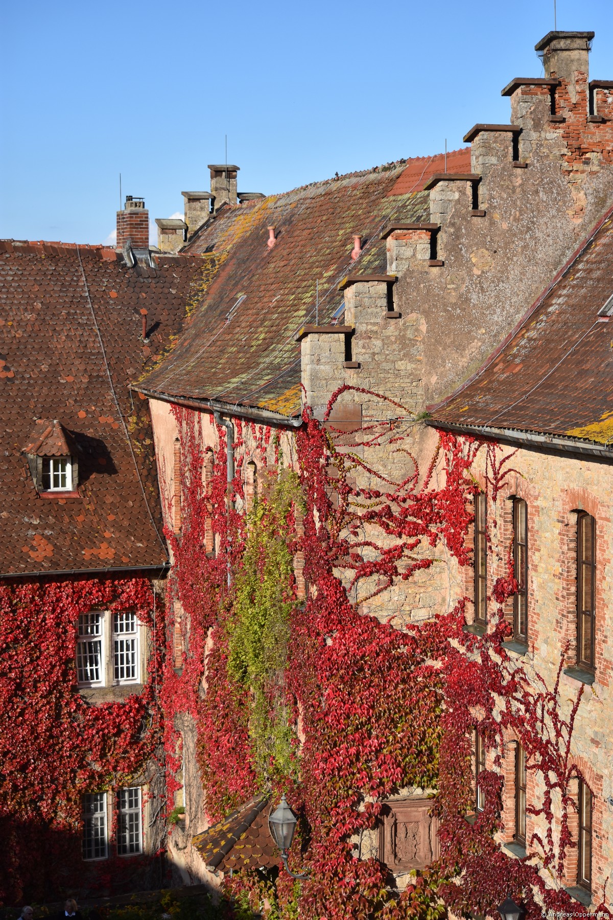 Herbststimmung auf Schloss Saaleck