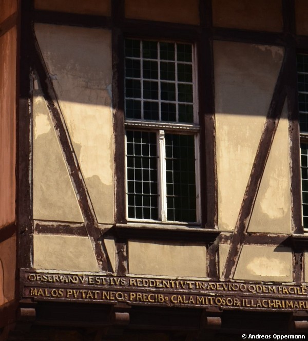 Fachwerkdetails in Quedlinburg