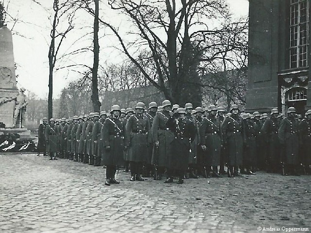 Preußische Polizei am Tag von Potsdam