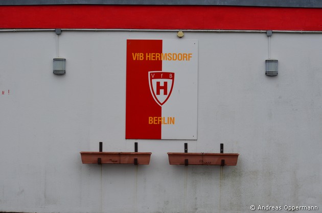 Auf dem Gelände des VfB Hermsdorf