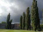 Wolken und Wind am Hertha-Gelände